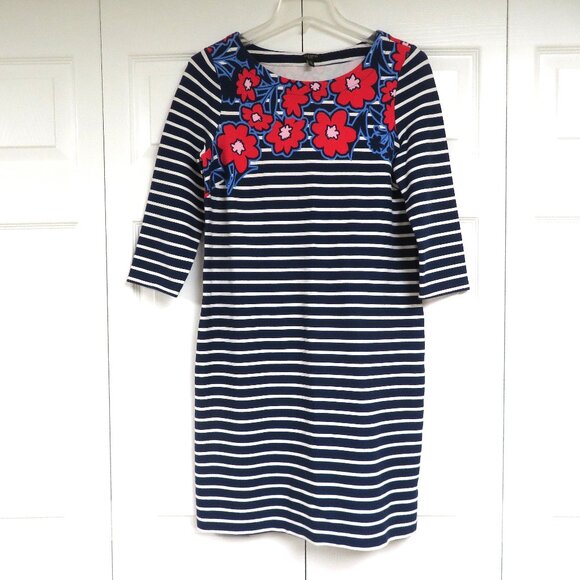 Talbots Cotton Knit T-Shirt Dress 3/4 Sleeve Size MP - Picture 1 of 5